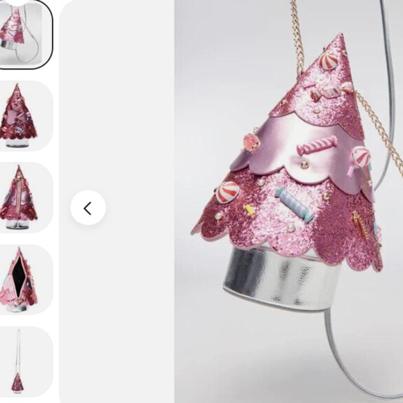 Betsey Johnson Pink Christmas Tree Crossbody - New So Cute  Chr - Picture 2 of 11